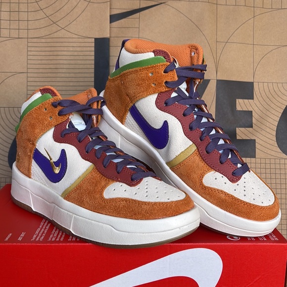 Nike Dunk High Setsubun UP PRM WMNS Sail/Canyon Purple sneakers - athletic shoes - Picture 16 of 16